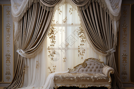 法国宫廷风格的卧室图片