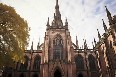 巨大教堂背景图片