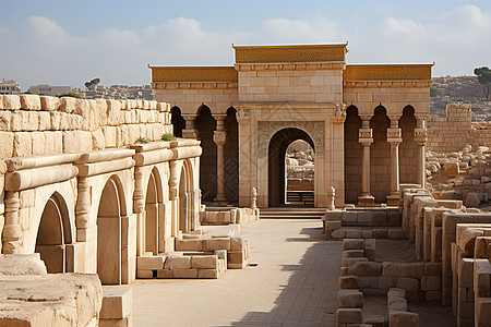 以色列古城圣婴圣殿高清图片