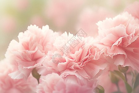 一束粉色的康乃馨图片