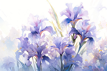 神秘梦紫色花朵图片