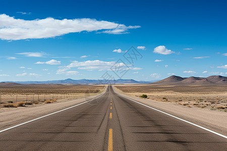 沙漠中的道路图片