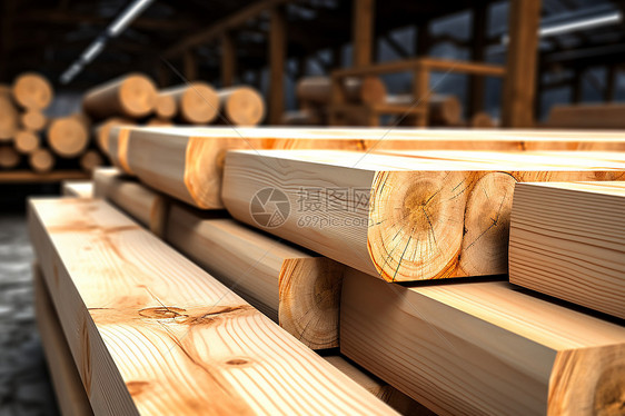 工业木材生产工厂图片