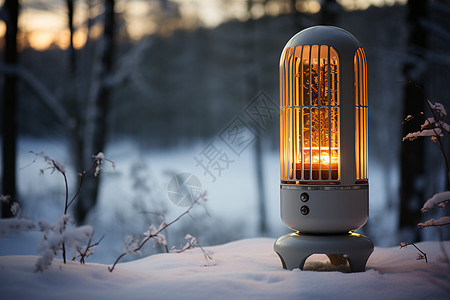 冬季取暖的取暖机背景图片