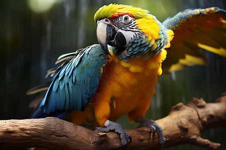 彩色的鹦鹉背景图片