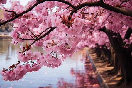 美丽的樱花树图片