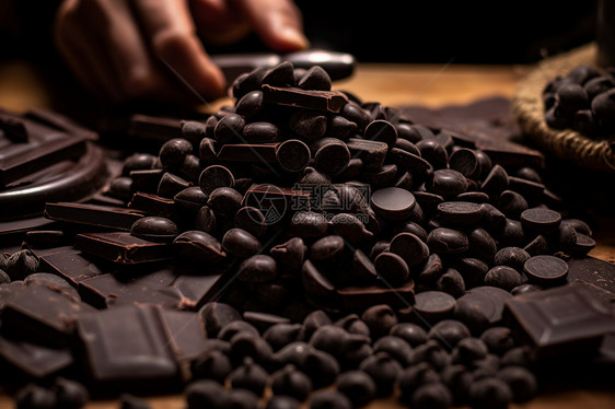 巧克力美食诱惑图片