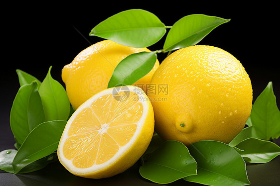 清新可口的柠檬图片