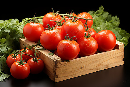 美味的番茄与蔬菜图片