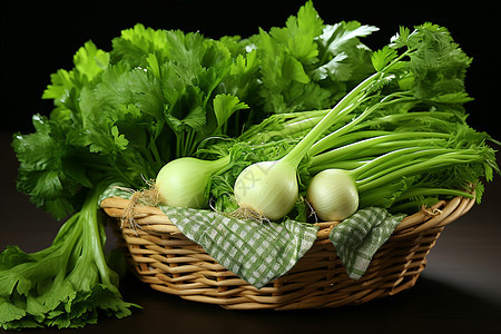 桌面上健康新鲜的蔬菜图片