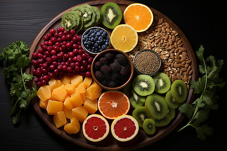 桌面上那个新鲜的水果图片