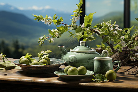 清雅的茶香图片