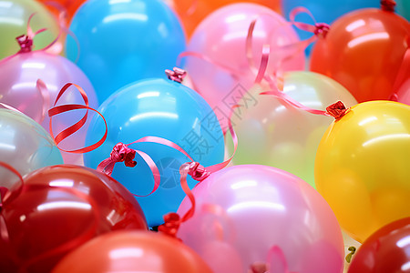 彩色的庆祝气球图片