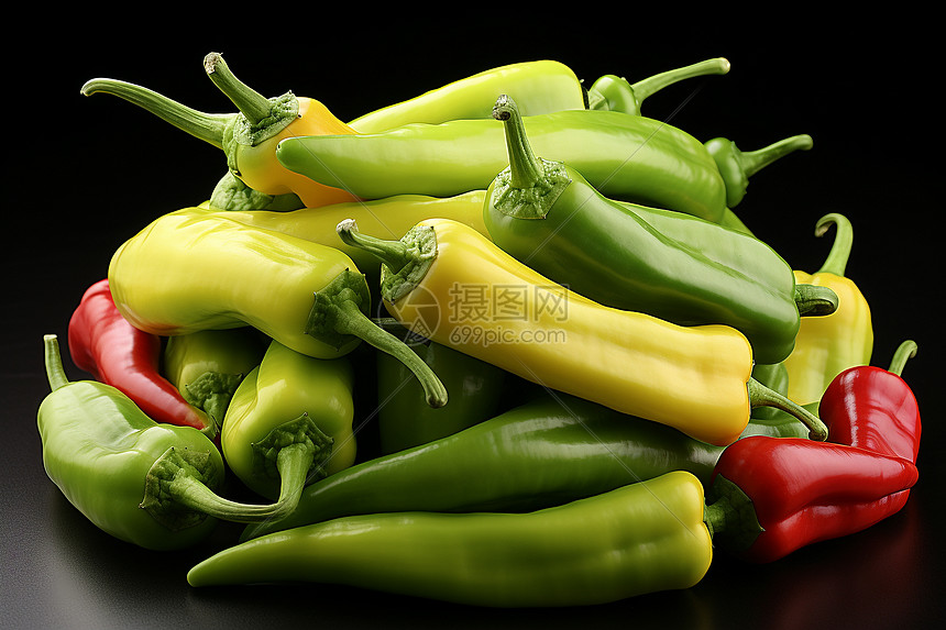 新鲜农产品绿色辣椒图片