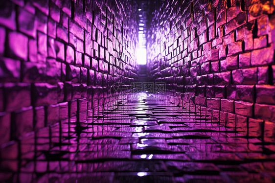 紫光中的地下隧道图片