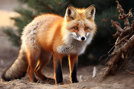 野外红狐图片