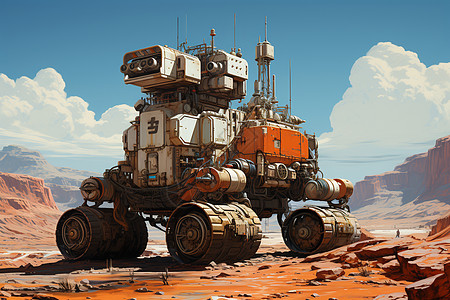 火星巨型机器人图片