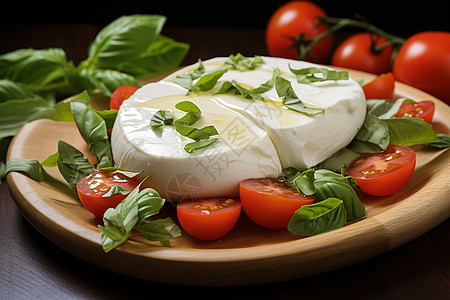美味健康的意式奶酪番茄沙拉图片