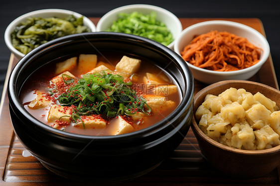 韩式泡菜拌饭图片