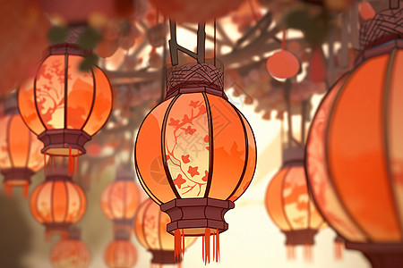中国灯笼之美图片