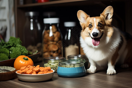 狗狗粮食狗狗的粮食背景