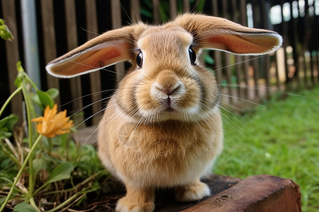 萌萌的兔子图片