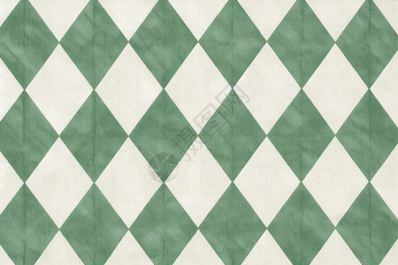 绿白方格纹织物背景图片