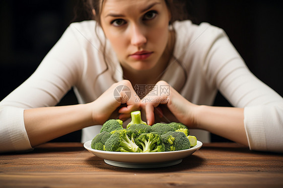 减肥减脂的外国女子图片