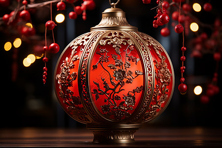 华丽的中国灯笼背景图片