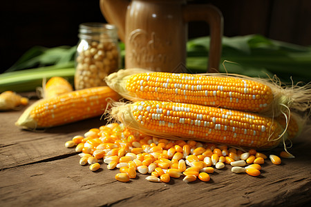 粗粮玉米图片