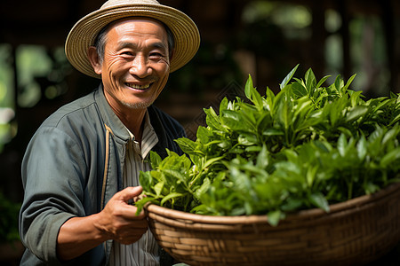 欢庆茶农图片