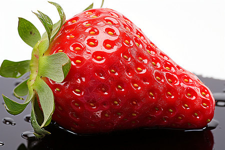 天然诱人的草莓图片