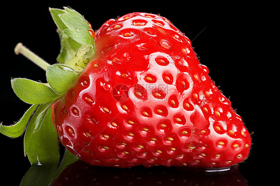 丰收的草莓图片