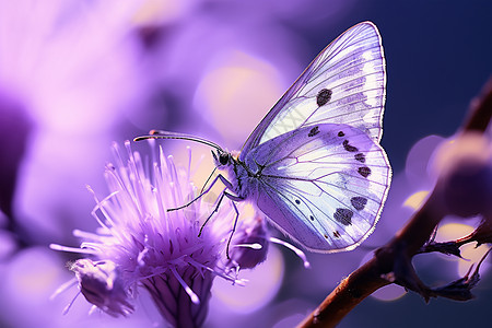 紫色的动物蝴蝶图片