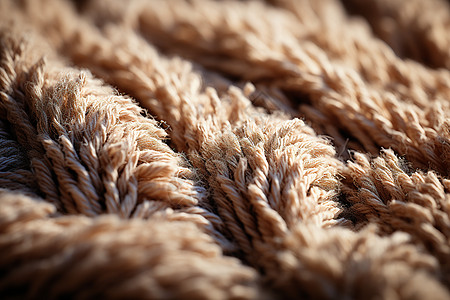 温暖的褐色毯子背景图片