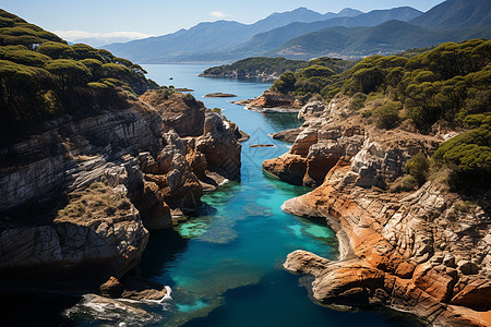 峡谷自然风光图片