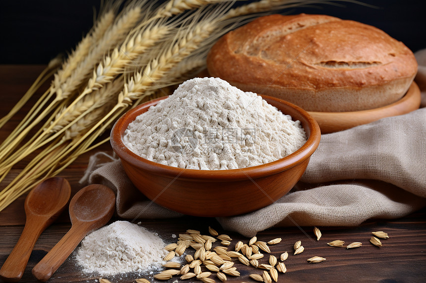 小麦和面粉高清图片下载正版图片600817218摄图网