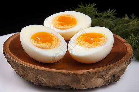 水煮鸡蛋蛋黄水食物高清图片