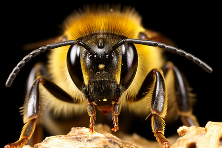 一只可爱的蜜蜂图片