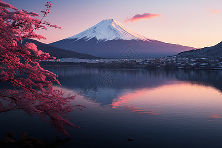 日本富士山图片