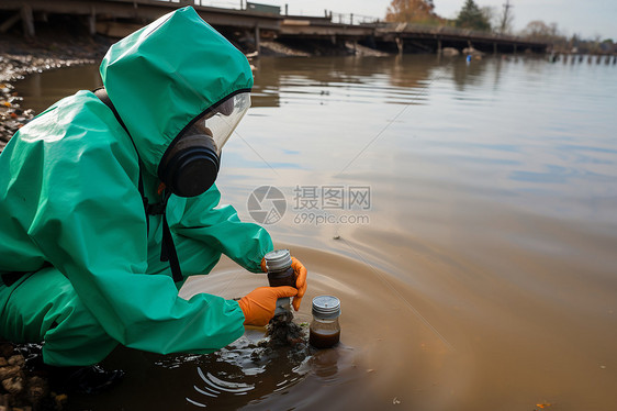 检测水源图片