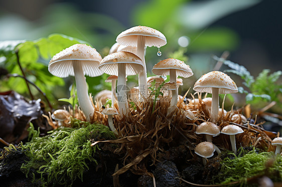 菌菇与植物图片