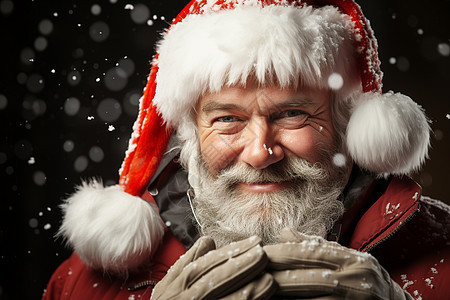 快乐的圣诞老人背景图片