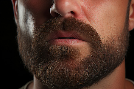男子胡须的造型背景图片