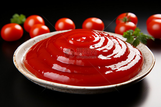 美味新鲜的番茄酱图片