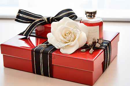 美丽的香水礼盒图片