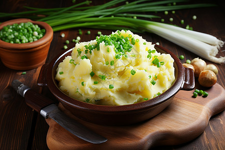 传统健康美食土豆泥图片