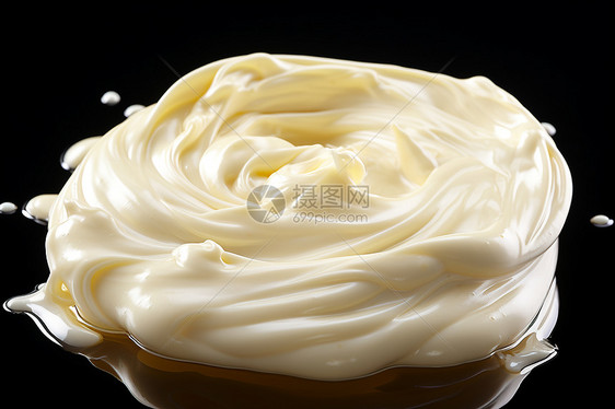 可口的乳制品奶油图片