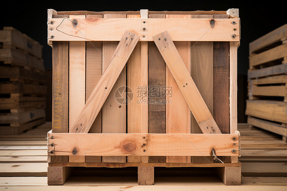 木质板条箱图片