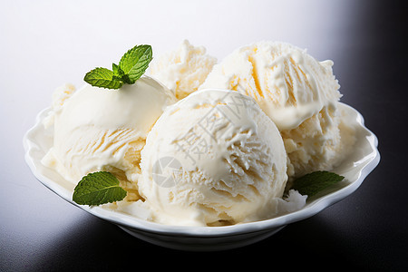椰子冰淇淋图片